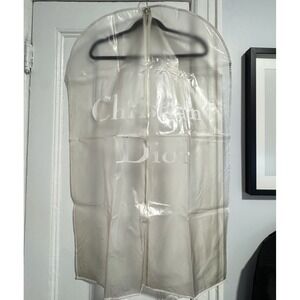 Christian Dior Garment Bag Clear Vintage Authentic